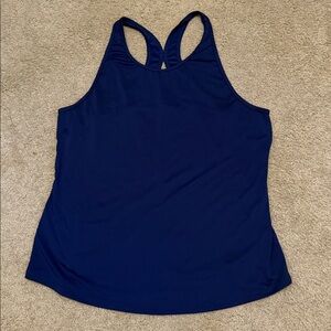 Fabletics Navy Blue Racerback Tank Top